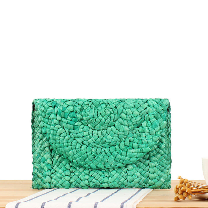 Clutch Made of Handmade Basket Weave Kalsten