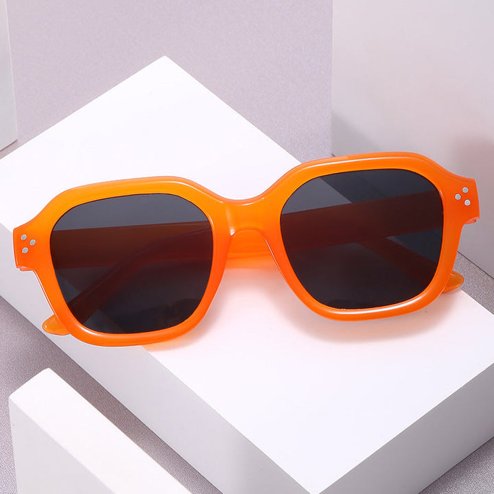 Ladies fashionable square sunglasses with mirrored lenses Kalsten