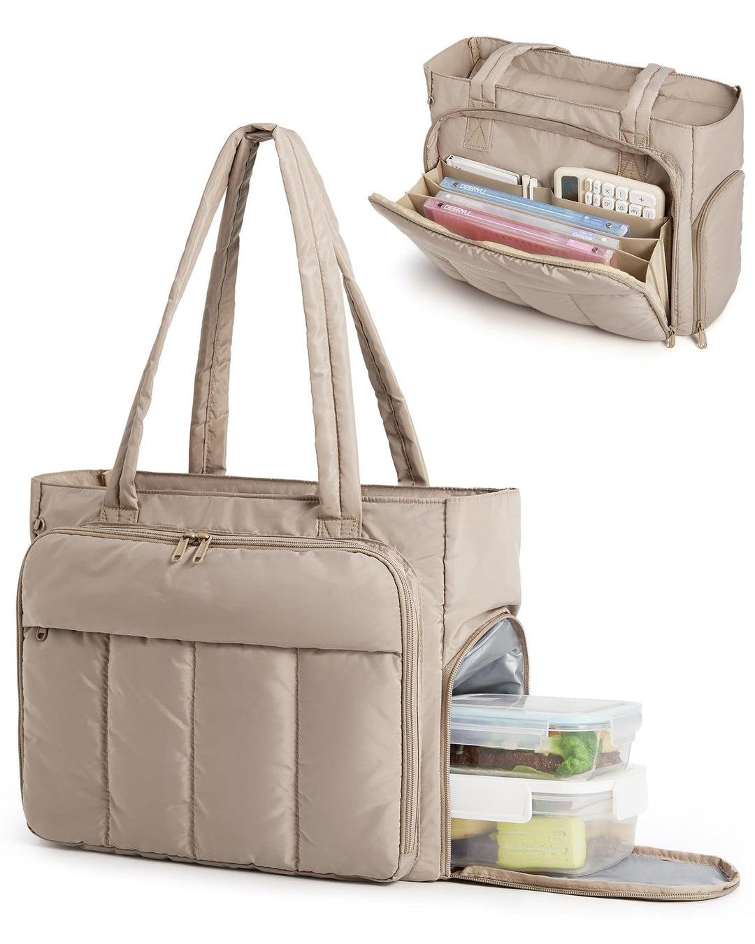 Insulated lunch bag with practical compartment system Kalsten