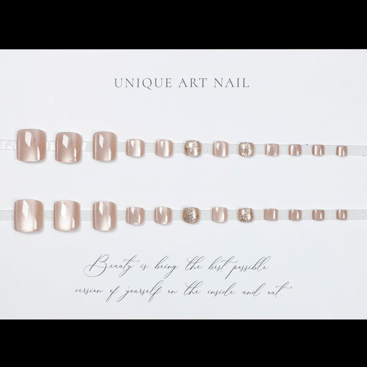 Decorative Gem-Studded Toe Nail Art Kalsten