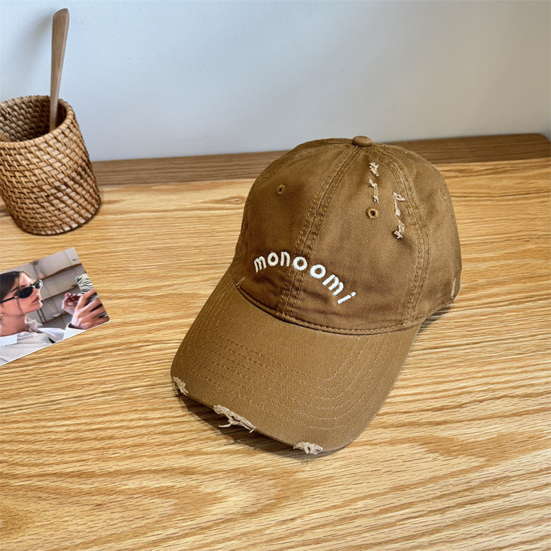Women's Distressed Cotton Baseball Cap Kalsten