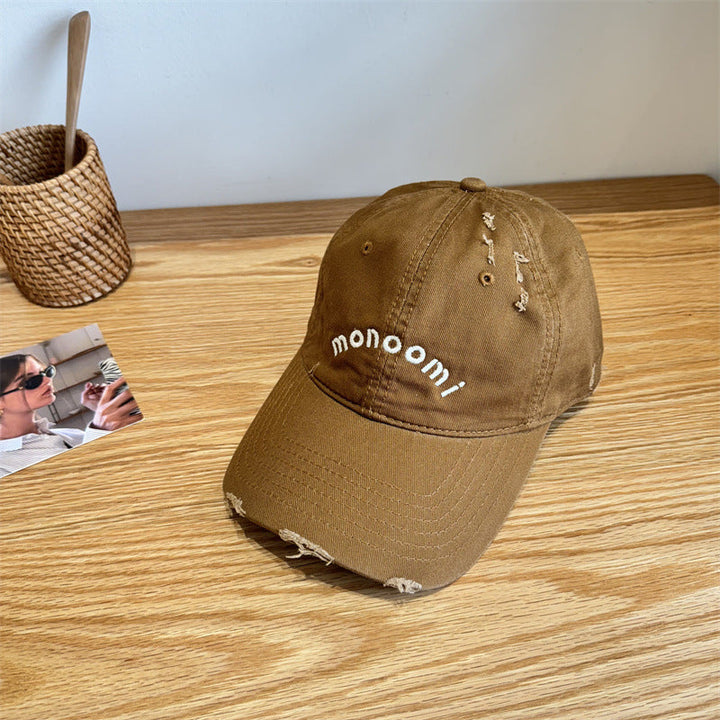 Women's Distressed Cotton Baseball Cap Kalsten
