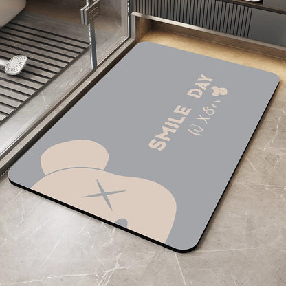 Fun Bear-Themed Bath Mat Acalora
