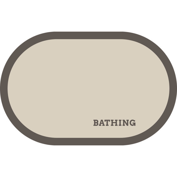 Absorbent Bathroom Floor Mat Kalsten