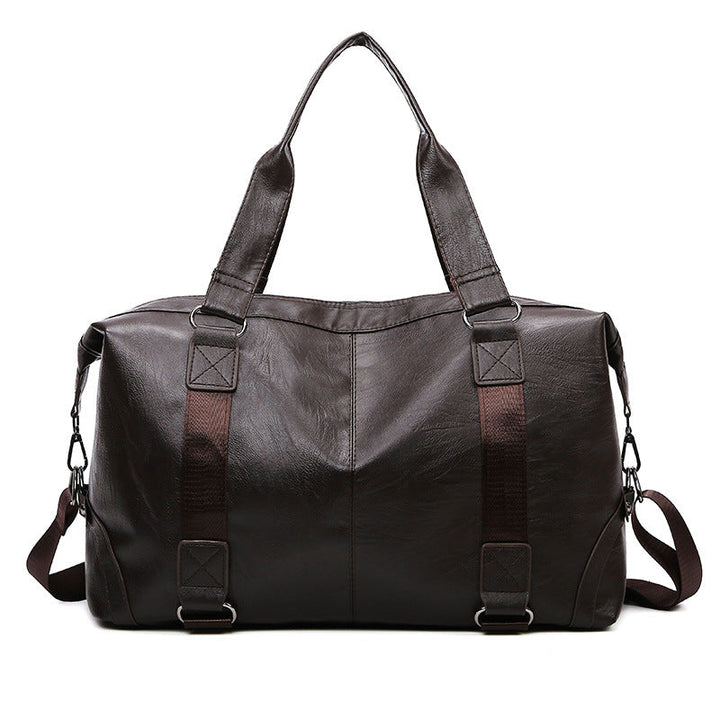 Luxurious Leather Weekend Duffel Bag Kalsten