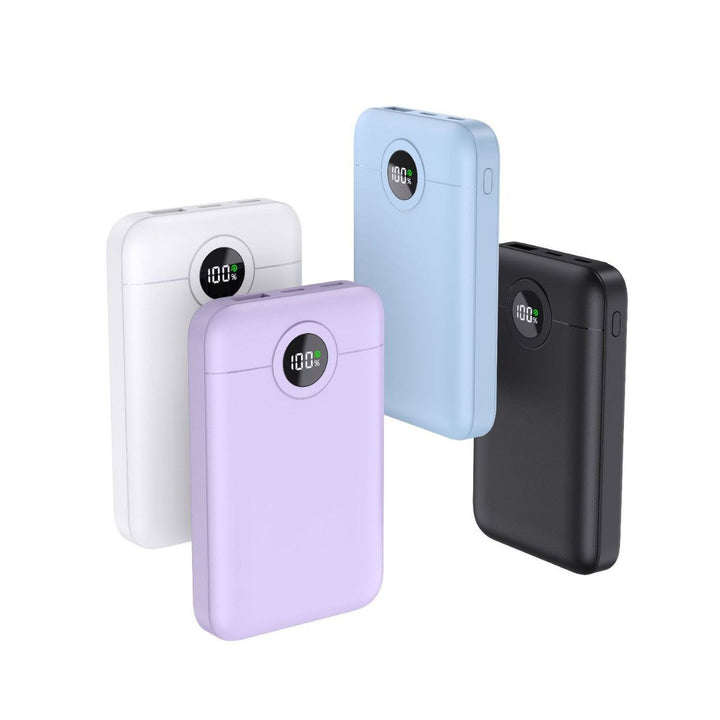 Portable power bank with intelligent cable management and LED charging status display Kalsten