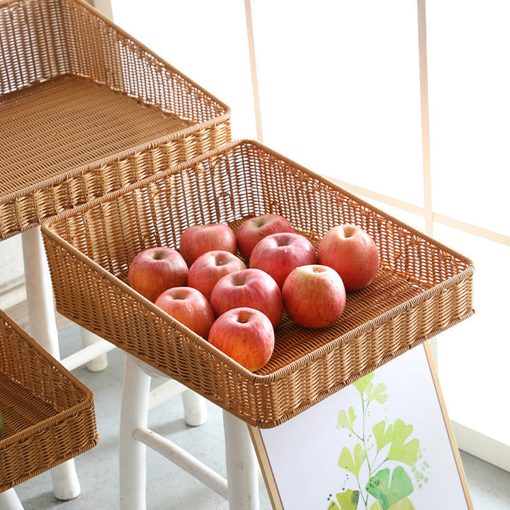 Elegant Woven Storage Tray Kalsten