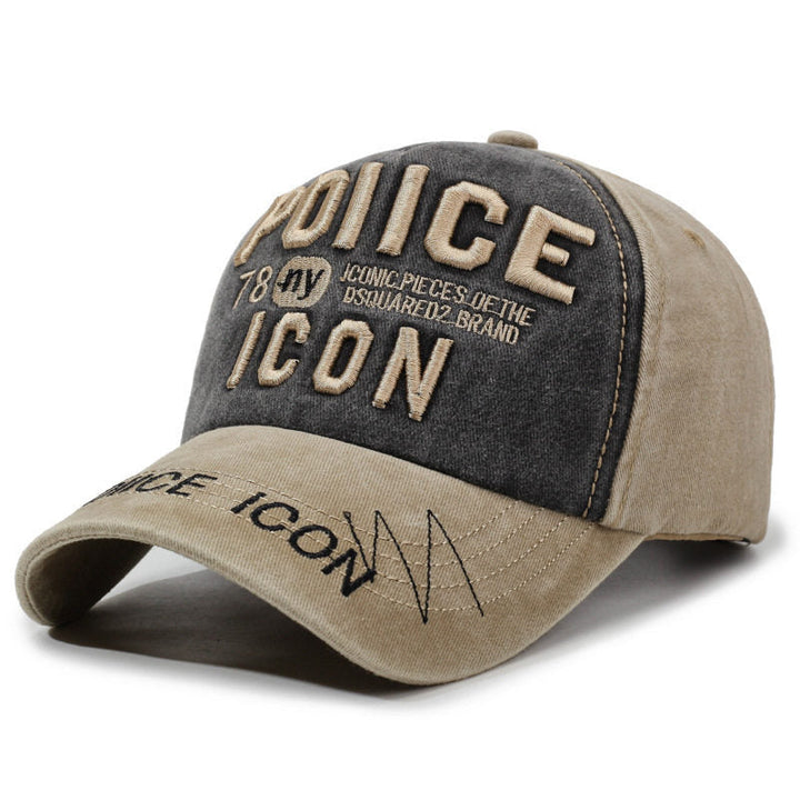 Men's Vintage-Inspired Embroidered Baseball Cap Kalsten