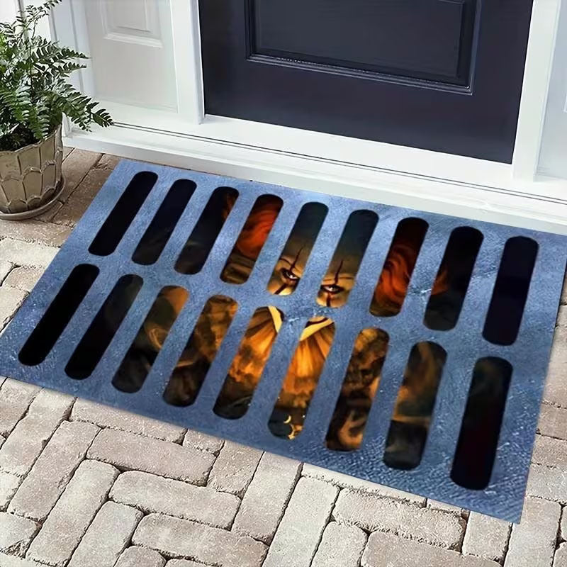 Horror-Themed Welcome Mat Acalora