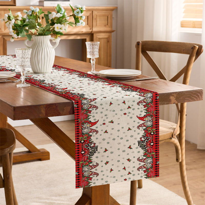 Decorative Holiday-Themed Table Runner