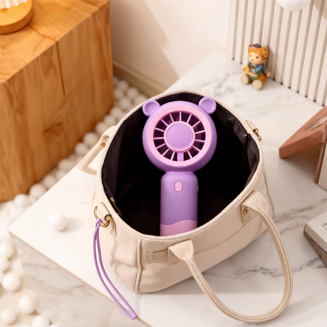 Women's Portable Mini Fan with Innovative Design and USB Charging Function Kalsten
