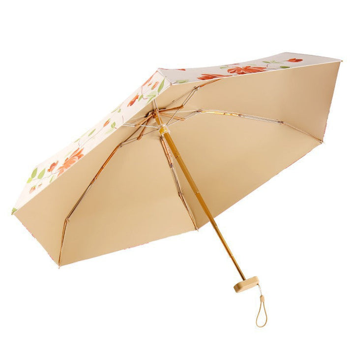 Women's compact and elegant folding umbrella with carrying bag Kalsten