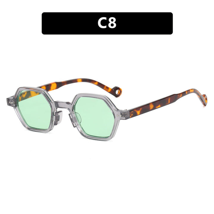 Women's hexagonal sunglasses in a modern design with protective lenses Kalsten