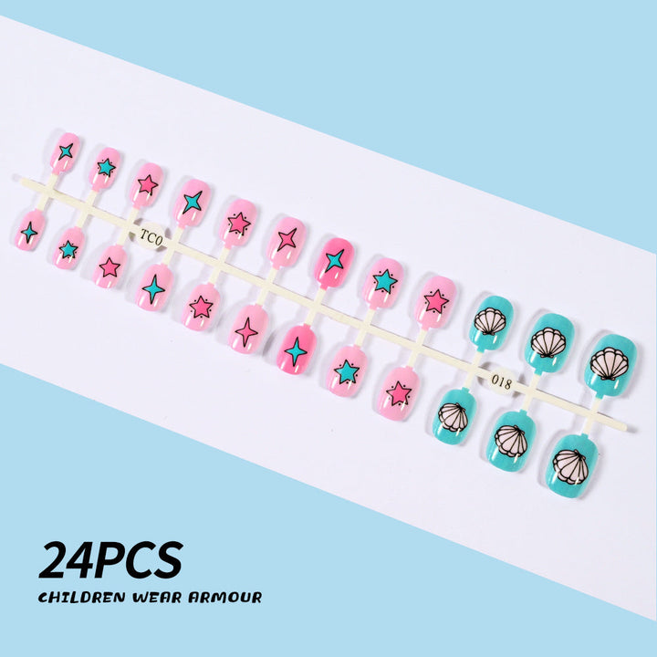 Children's Fun-Themed Press-On Nail Set Kalsten
