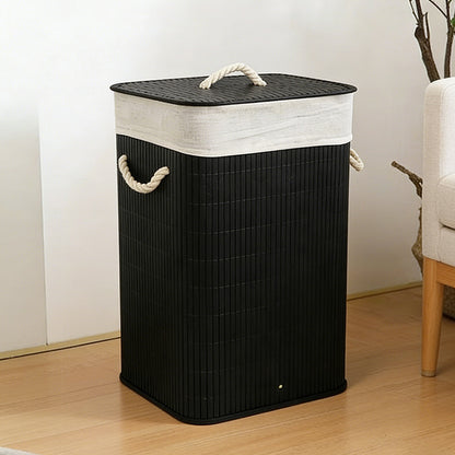 Laundry basket with lid and handle Acalora