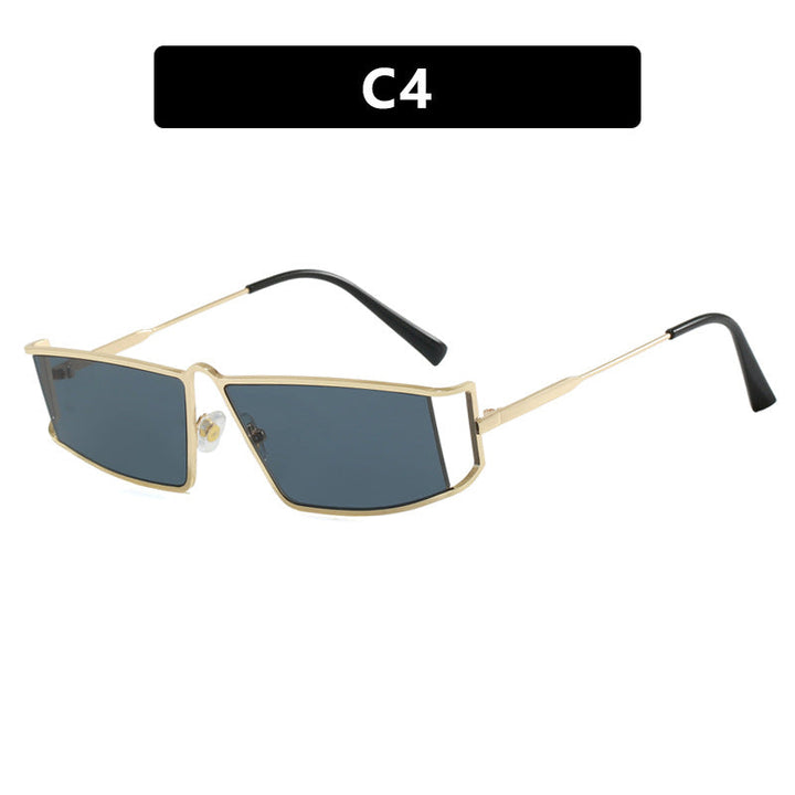 Ladies trendy sunglasses in a futuristic design with square lenses Kalsten