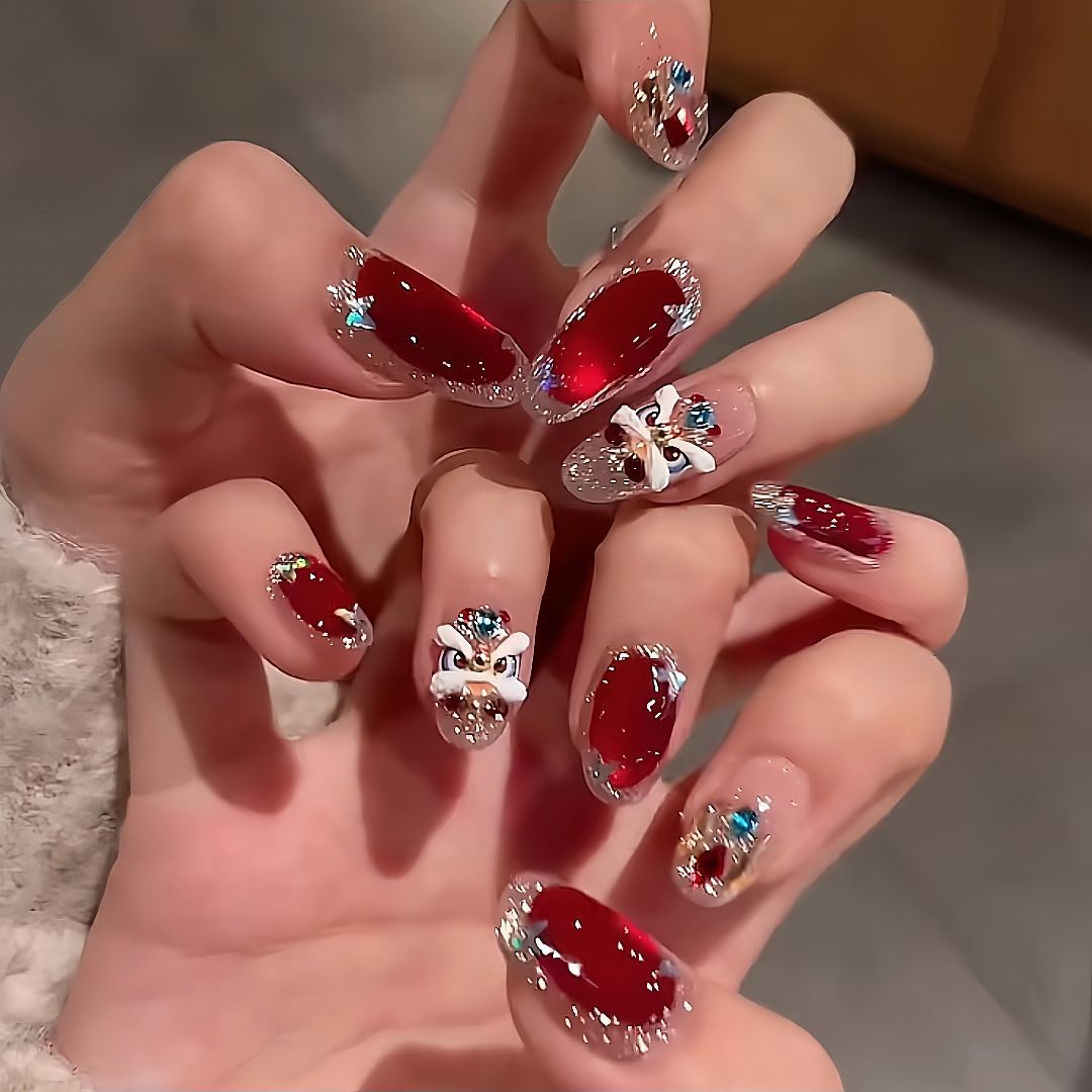 Luxury Decorative Press-On Nails Kalsten
