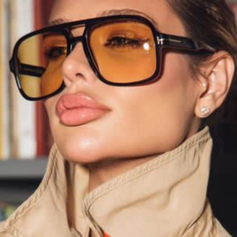 Women's sunglasses in a striking, angular design with UV protection Kalsten