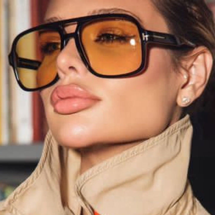 Women's sunglasses in a striking, angular design with UV protection Kalsten
