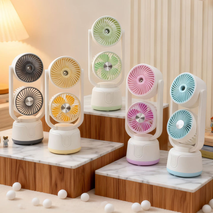 Ladies multifunctional table fan with spray function Kalsten