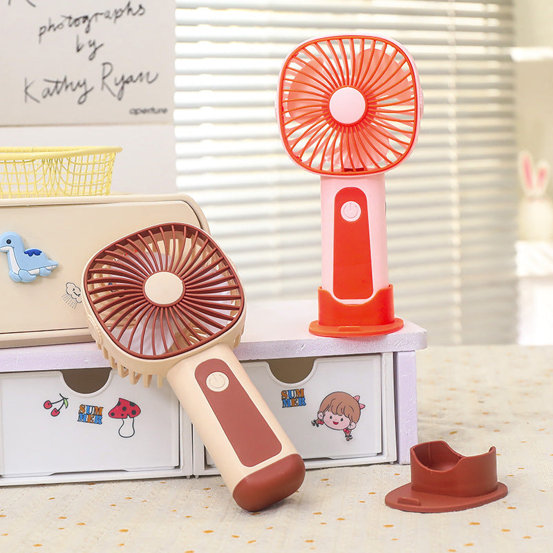 Ladies portable handheld fan with USB charging function Kalsten