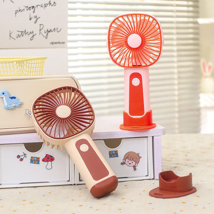 Ladies portable handheld fan with USB charging function Kalsten