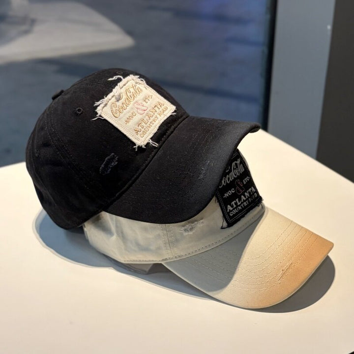 Unisex Vintage-Inspired Distressed Cap Kalsten