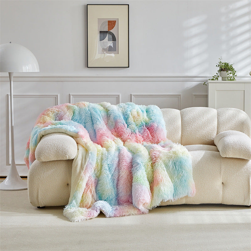 Women Luxury and Soft Faux Fur Blanket Kalsten