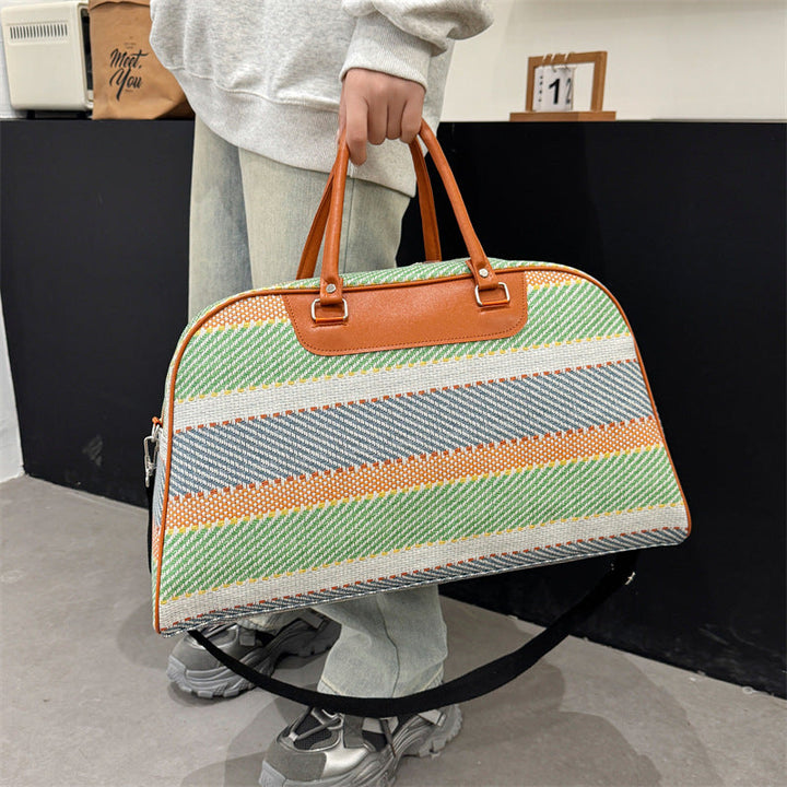 Stylish Plaid Weekend Tote Bag Kalsten