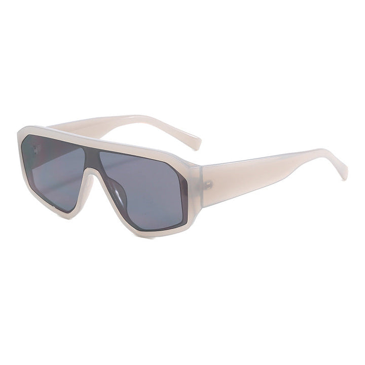 Women Fashionable Oversized Sunglasses in Futuristic Design Kalsten
