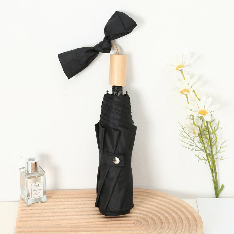 Ladies elegant garden folding umbrella with floral design Kalsten