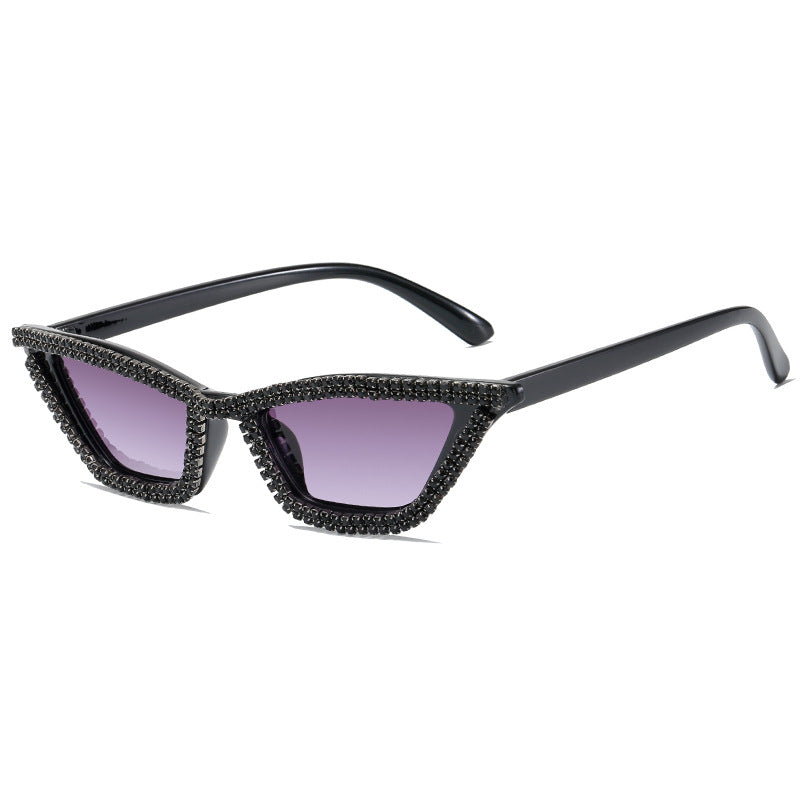 Women extravagant Cat-Eye sunglasses with sparkling crystal frame Kalsten
