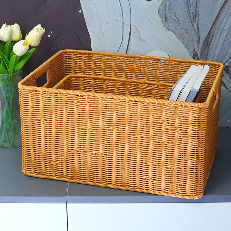 Ladies multi-purpose basket made of woven material Kalsten