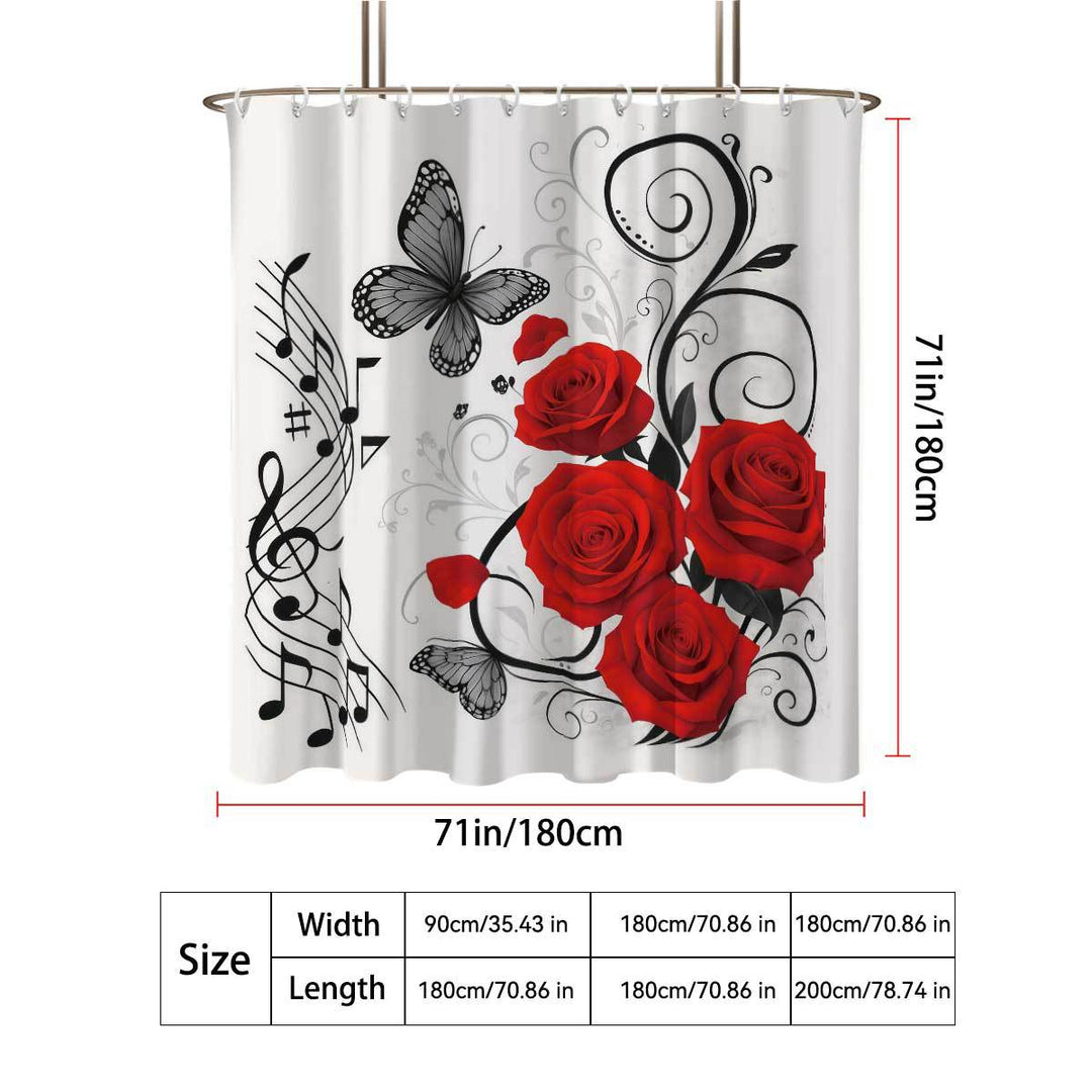 Camping-Themed Shower Curtain Kalsten