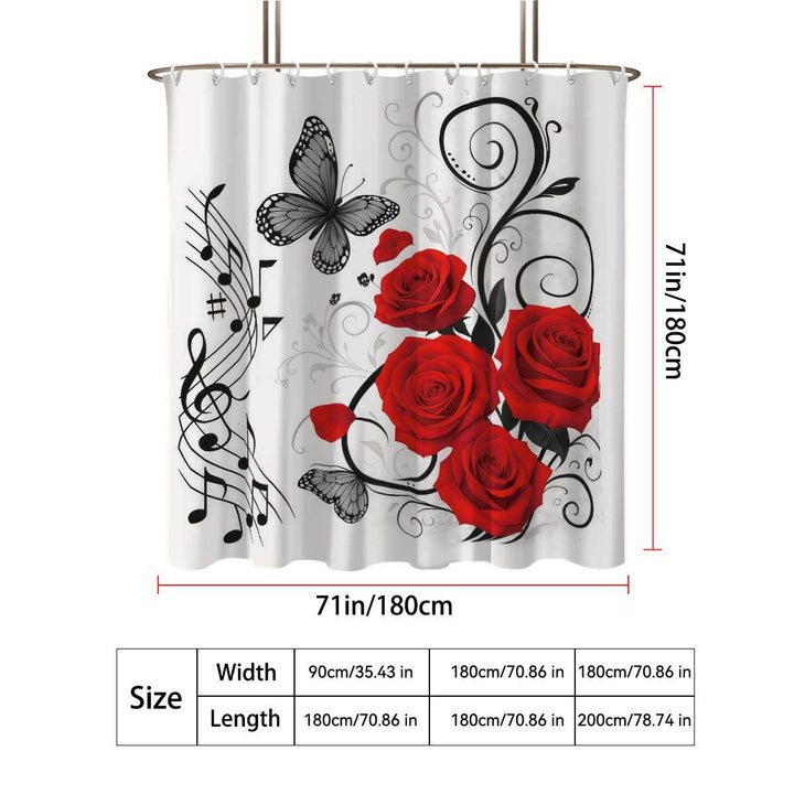 Camping-Themed Shower Curtain Kalsten