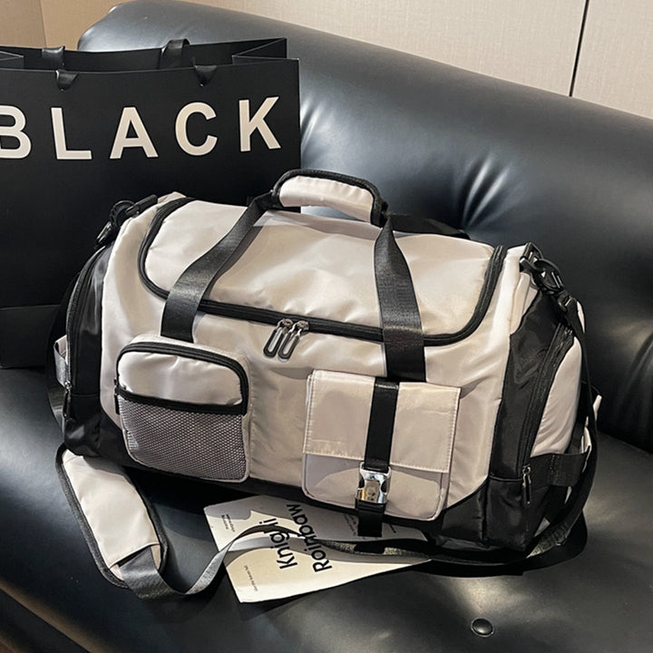 Sporty multifunctional travel bag with external pocket Kalsten