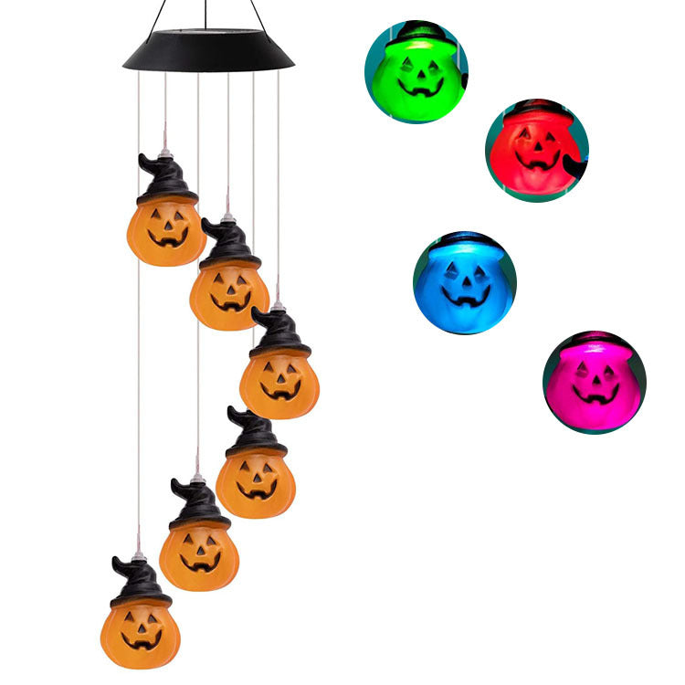 LED Solar Butterfly Wind Chime Garden Hanging Light Kalsten