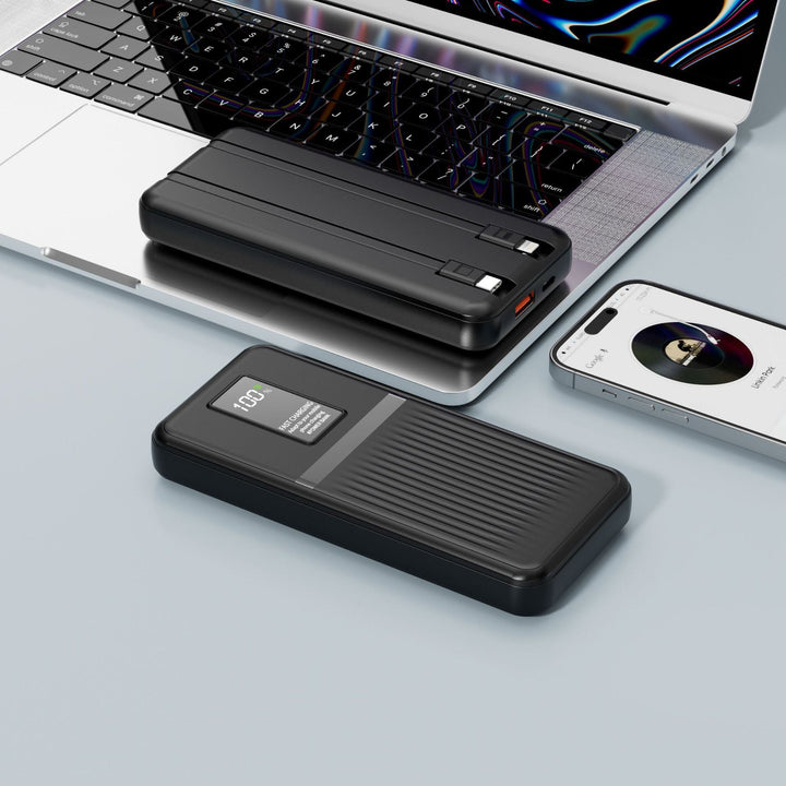 Portable power bank with state-of-the-art fast charging technology and digital display Kalsten