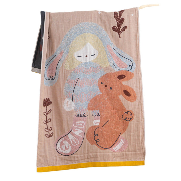 Women's cuddly cloth with processed bear motif Kalsten
