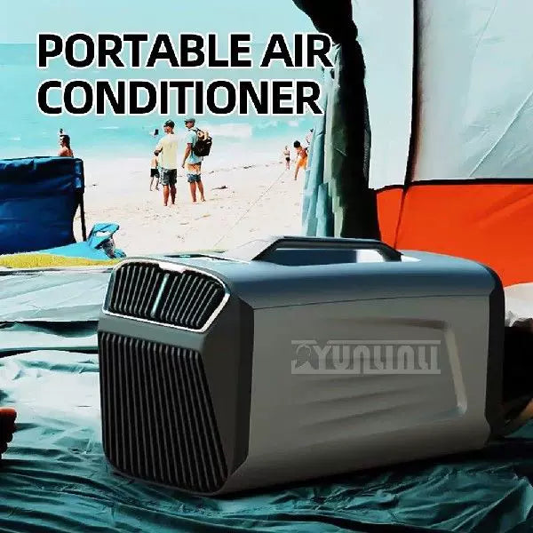 Unisex one size compact rechargeable personal air conditioner with quiet fan and integrated carrying handle Kalsten