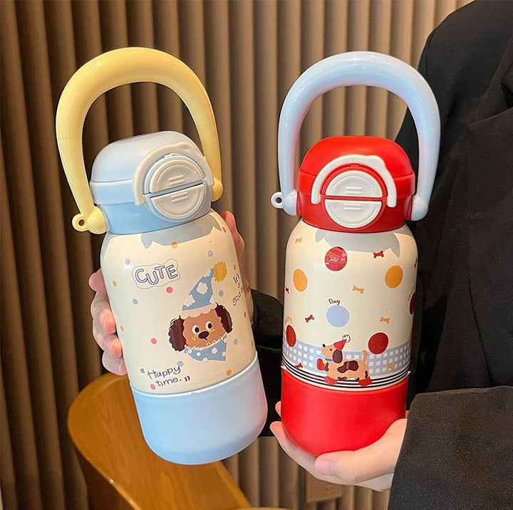 Women's water bottle with interactive animal design Kalsten