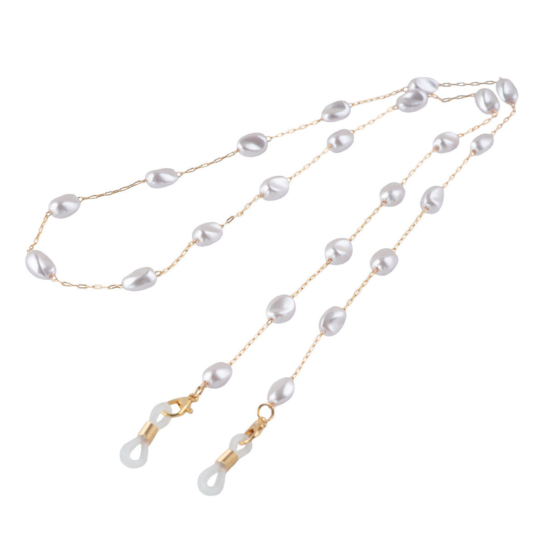Pearl-Linked Eyewear Holder Kalsten