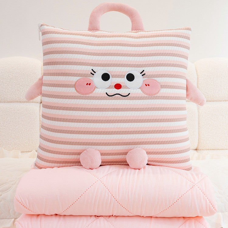 Cuddle pillow with lovable animal motif Kalsten