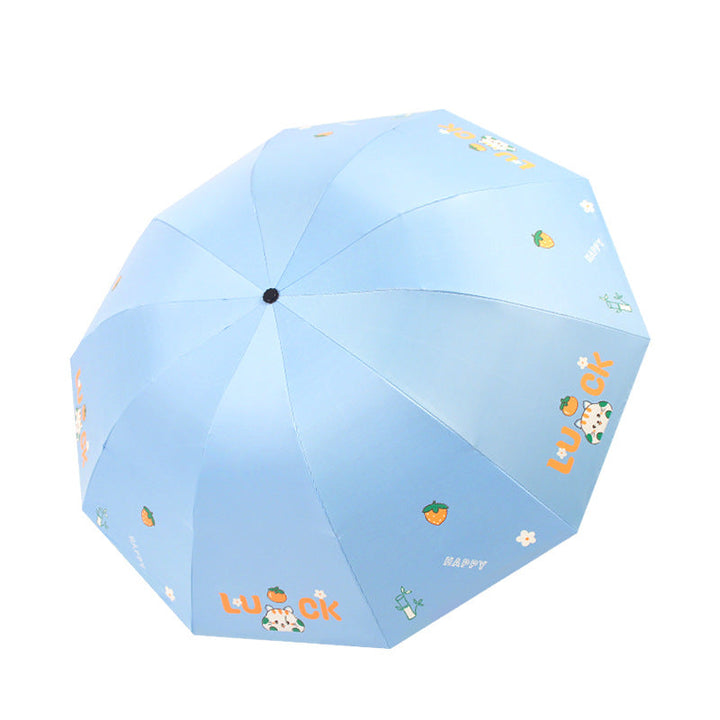 Women's Foldable Umbrella with Colorful Design Kalsten