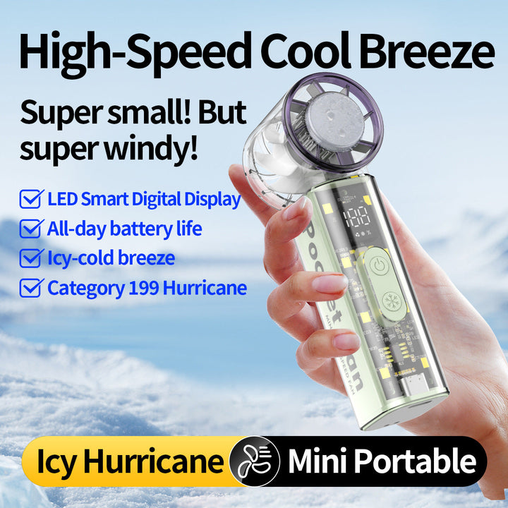 Unisex Pocket-Sized High-Speed Cooling Fan Kalsten