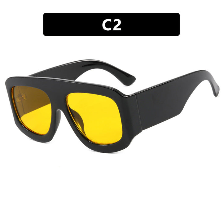 Ladies fashionable oversized sunglasses with wide frame and protective UV filter Kalsten