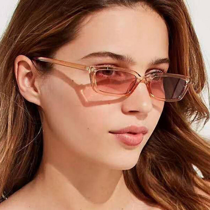 Women's Minimalist Rectangular Sunglasses Kalsten