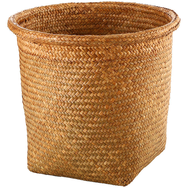 Handcrafted Natural Fiber Storage Bin Kalsten