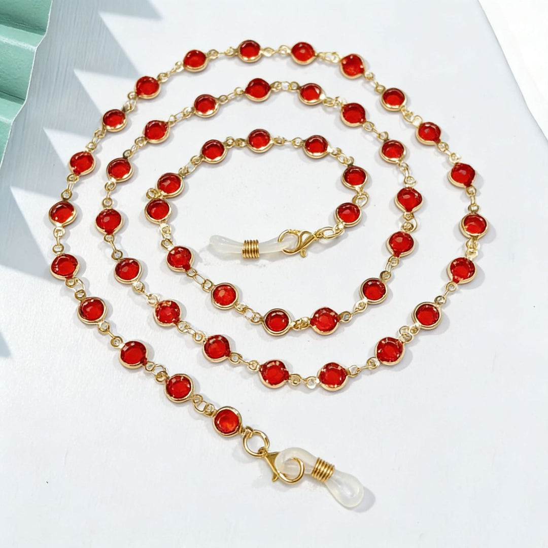 Elegant Beaded Eyewear Chain Kalsten