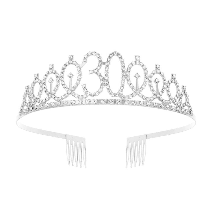 Women's Crystal-Embellished Tiara with Elegant Design Kalsten